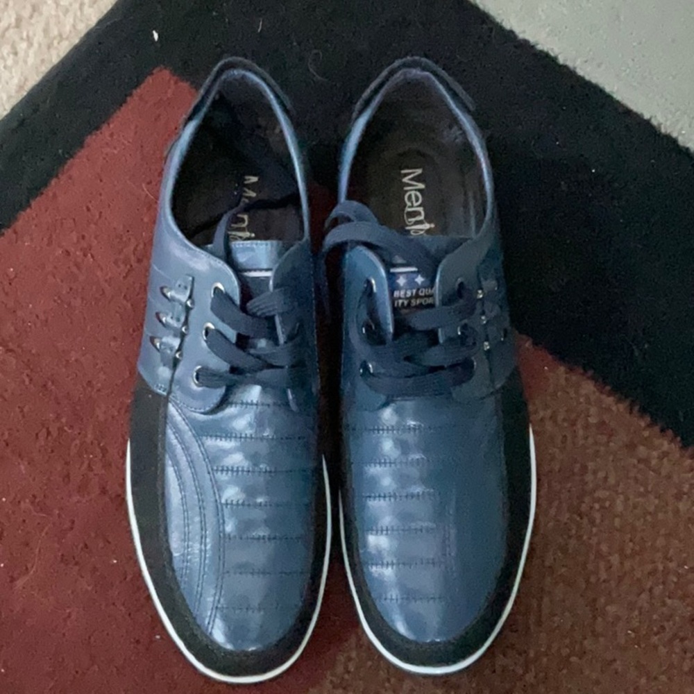 Men's blue multi-media casual shoes